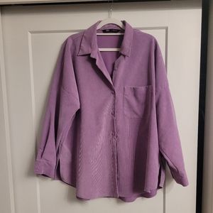 Zara corduroy shirt- XL